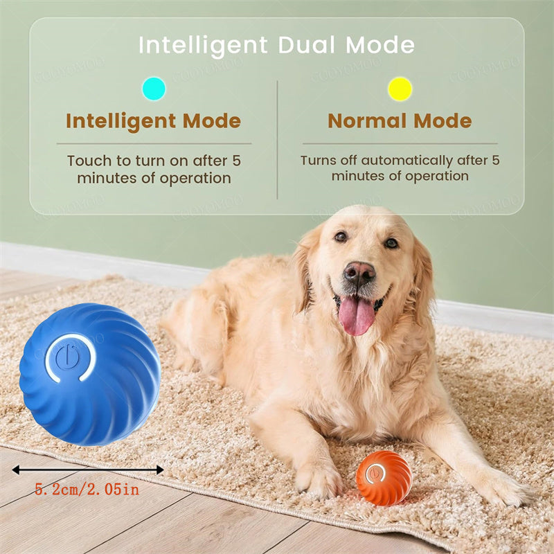 Palla Interattiva Smart per Cani/Gatti –Movimento Automatico USB