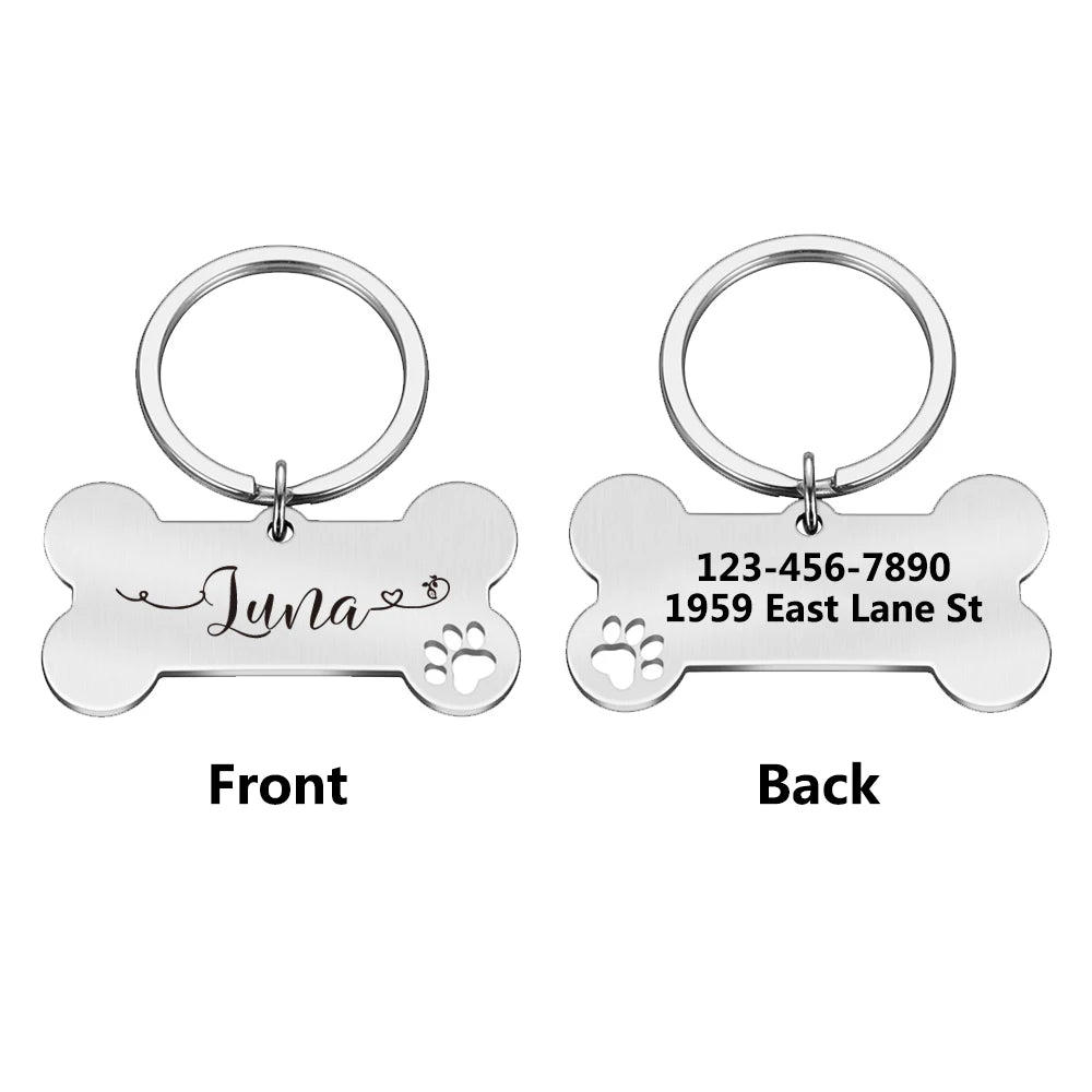 Medagliette personalizzabili per cani e gatti