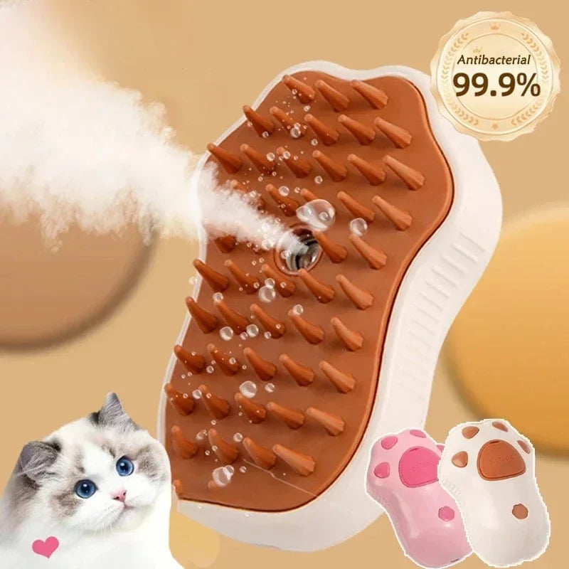 Spazzola a vapore per gatti